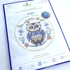 DMC Cross-stitch Kit Folk Owl