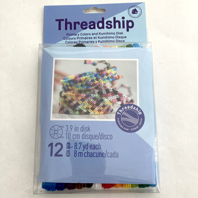 Threadship Friendship Bracelet Kit with Kumihimo Tool - Loza Wool Dublin