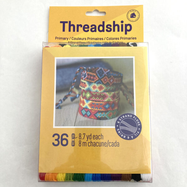 Threadship 36 Skeins Pack Primary Stranded